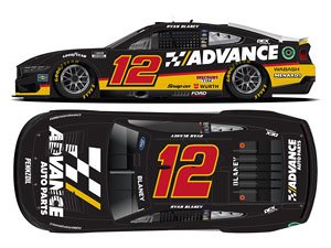 ADVANCE AUTO PARTS 2024 フォード マスタング ライアン・ブレイニー #12 (ミニカー)