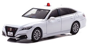 トヨタ クラウン (ARS220) 2022 警視庁高速道路交通警察隊車両 (覆面 白) (ミニカー)