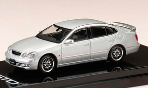 トヨタ アリスト V300 VERTEX EDITION 前期型 カスタムバージョン シルバーメタリック (ミニカー)