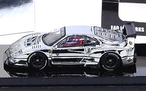 LB-WORKS F40 Chrome Silver (Diecast Car)