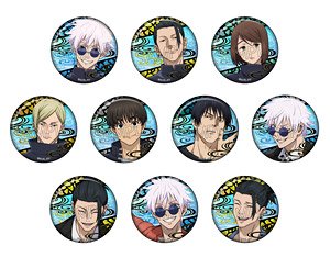 呪術廻戦 螺鈿風シリーズ 缶バッジ Vol.1 (10個セット) (キャラクターグッズ)
