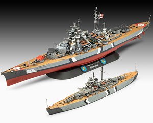 Legendary Bismarck 2 Ships Gift Set (Plastic model)