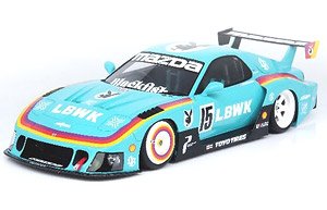 Mazda RX7 (FD3S) LB-WORKS スーパーシルエット グリーン (ミニカー)
