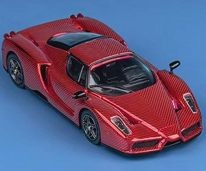 エンツォ Chrome carbon red (ミニカー)