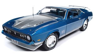 1971 フォード マスタング マッハ 1 Code Q ブルー (地中海ブルー) (ミニカー)