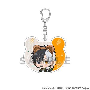 Wind Breaker Acrylic Key Ring (Haruka Sakura / Amusement Park) (Anime Toy)