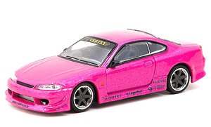 VERTEX Nissan Silvia (S15) Pink Metallic (ミニカー)