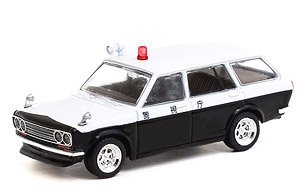 Datsun Bluebird 510 Wagon Japan Police Car (ミニカー)