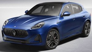 Maserati Grecale Folgore 2022 Blue Intenso (ケース付) (ミニカー)