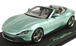 Ferrari Roma Spider 2023 Open Roof Tevere Green (with Case) (Diecast Car)