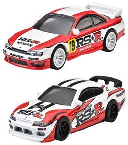 Hot Wheels Premium 2 packs Nissan 240SX (S14) / Nissan Silvia (S15) (Diecast Car)