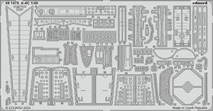 Photo-Etched Pats for A-4C (for Hasegawa) (Plastic model)