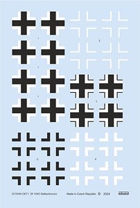 Bf 109G Balkenkreuze (for Eduard) (Decal)