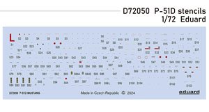 P-51D stencils (for Eduard)