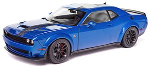 ダッジ チャレンジャー R/T スキャットパック ワイドボディ 2023 (ブルー) (ミニカー)