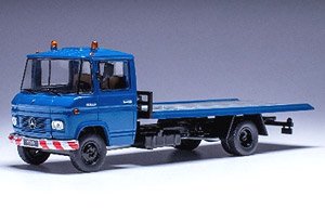 メルセデスベンツ L608 D (ウィンチトラック) 1980 ブルー (ミニカー)
