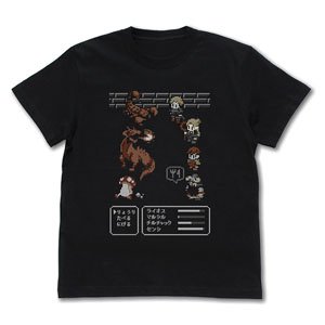 Delicious in Dungeon Pixel Art T-Shirt Black M (Anime Toy)