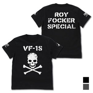 The Super Dimension Fortress Macross: Do You Remember Love? Focker Special T-Shirt Ver.2.0 Black XL (Anime Toy)