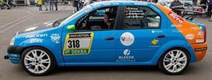 Dacia Logan No.318 Ollis Garage Racing 24H Nurburgring 2024 (ミニカー)