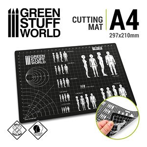 スケール対比カッターマット A4 (工具)