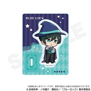 Blue Lock Mini Chara Stand Wizard Ver. Rin Itoshi (Anime Toy)