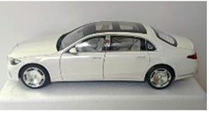 メルセデス マイバッハ S 680 4MATIC 2021 メタリックダイヤモンドホワイト (ミニカー)