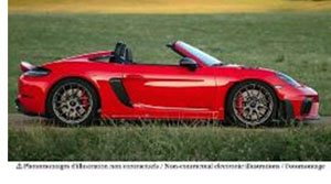 ポルシェ 718 スパイダー RS 2023 ガードレッド (ミニカー)