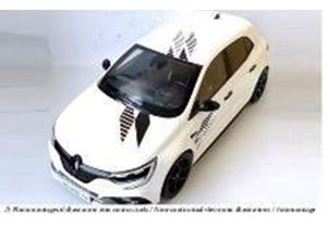 ルノー メガーヌ R.S. ウルティム 2023 パールホワイト (ミニカー)