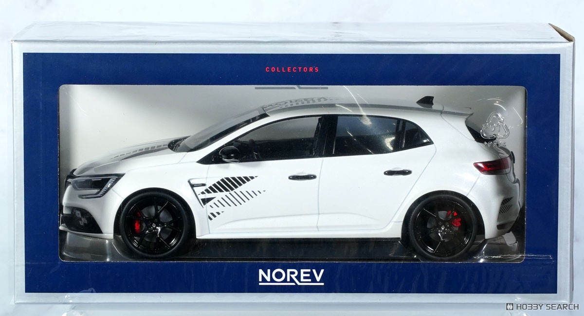 ルノー メガーヌ R.S. ウルティム 2023 パールホワイト (ミニカー) パッケージ1