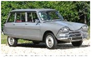 シトロエン アミ 6 ブレーク 1969 ロゼグレー (ミニカー)