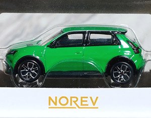 ルノー 5 Eテック 100%エレクトリック 2024 グリーン (ミニカー)