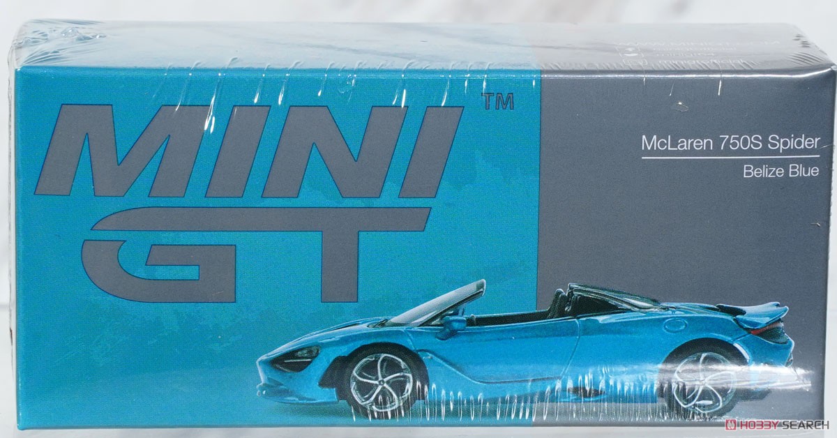 McLaren 750S Belize Blue (RHD) (Diecast Car) パッケージ1