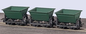 (OO-9) GR-333 V-Skips Hudson Rugga (3-Car Set) Green (Model Train)