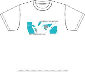 Monogatari Series T-Shirt White (Anime Toy)
