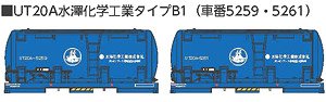 ガレオンアース(活性白土)専用コンテナ UT20A 水澤化学工業タイプB1 (車番5259・5261) (2個入り) (鉄道模型)