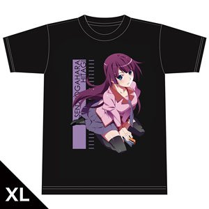 Monogatari Series T-Shirt Hitagi Senjogahara XL Size (Anime Toy)