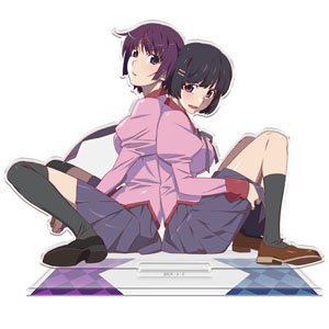Monogatari Series Acrylic Chara Stand B Hitagi & Tsubasa (Anime Toy)