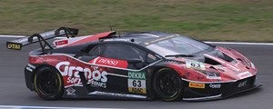 Lamborghini Huracan GT3 EVO 2 No.63 Grasser Racing Team DTM 2023 Clemens Schmid (ミニカー)