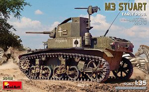 M3 STUART EARLY PROD. (Plastic model)