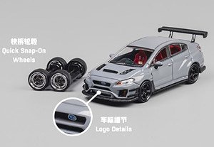 Subaru Varis Widebody STI グレー (ミニカー)