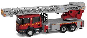 Tiny City No.199 スカニア 香港消防局 はしご車 55M (F6001) (ミニカー)