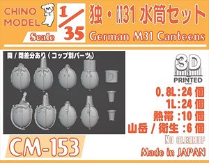 German M31 Canteens (Plastic model)