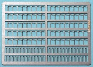16番(HO) DL機器室ハンドル・吊りフック (鉄道模型)