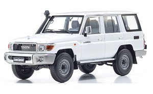トヨタ ランドクルーザー 76 2017 (ホワイト) (ミニカー)
