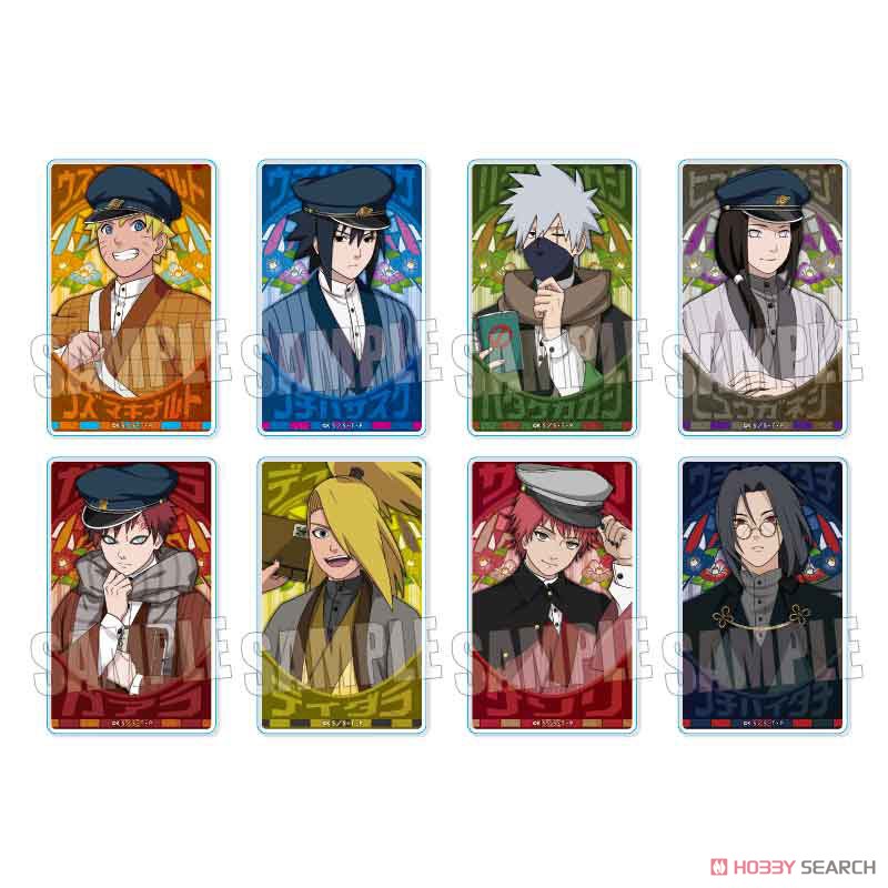 NARUTO-ナルト- 疾風伝 トレーディングアクリルカード 書生風ver. (8個セット) 商品画像1