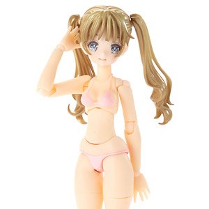 1/12 [Bikini Mates] Irumi Yoshino Blonde Hair, Pink Bikini (Fashion Doll)
