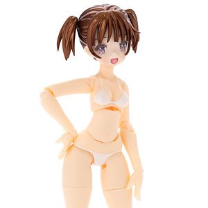 1/12 [Bikini Mates] Irumi Yoshino Brown Hair, White Bikini (Fashion Doll)