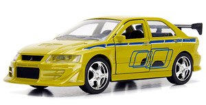 F&F ミツビシ ランサー エボ7 グリーン (ブライアン) (ミニカー)