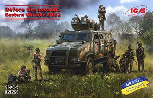 Before the assault. Eastern Ukraine 2022 (Plastic model)