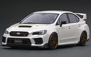 SUBARU WRX (CBA-VAB) STI Pearl White (Diecast Car)